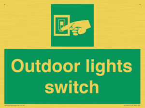 Outdoor lights switch